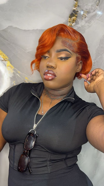 6” Pixie Cut 13x4 Lace Front Wig Human Hair